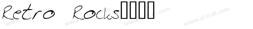 Retro Rocks字体转换